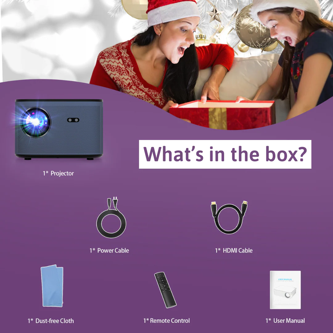 H9 Bluetooth Projector for Home or Outdoor Cinema & Gaming - Image 5